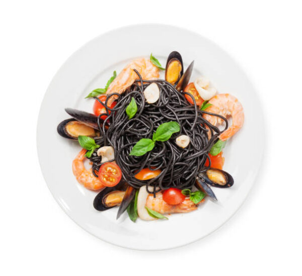 Ticinella Squid Ink Angel Hair /Capellini 1Kg - เส้นแองเจิ้ลแฮร์ หมึกดำ 1Kg - Image 2