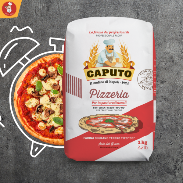 แป้งพิซซ่า นาโปลี Caputo Pizzeria Flour 1kg - Image 2