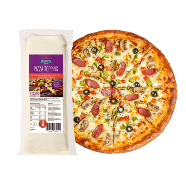 Emborg Pizza Topping 2.5kg ชีสยืด ชีสพิซซ่า ก้อน 2.5กก - Image 3