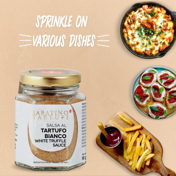 ซอสเห็ดทรัฟเฟิล Sabatino WhiteTruffle Sauce 500g - Image 3